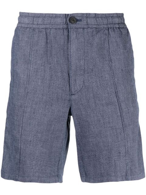 Michael Kors above-knee pintuck shorts