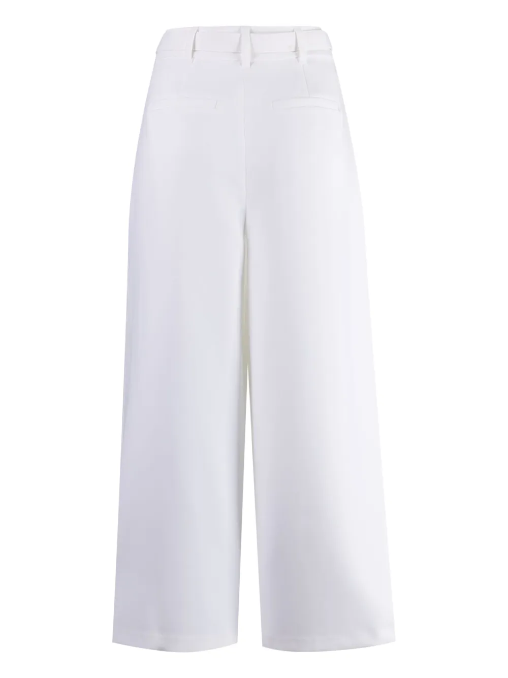 Michael Kors cropped wide-leg trousers - Wit