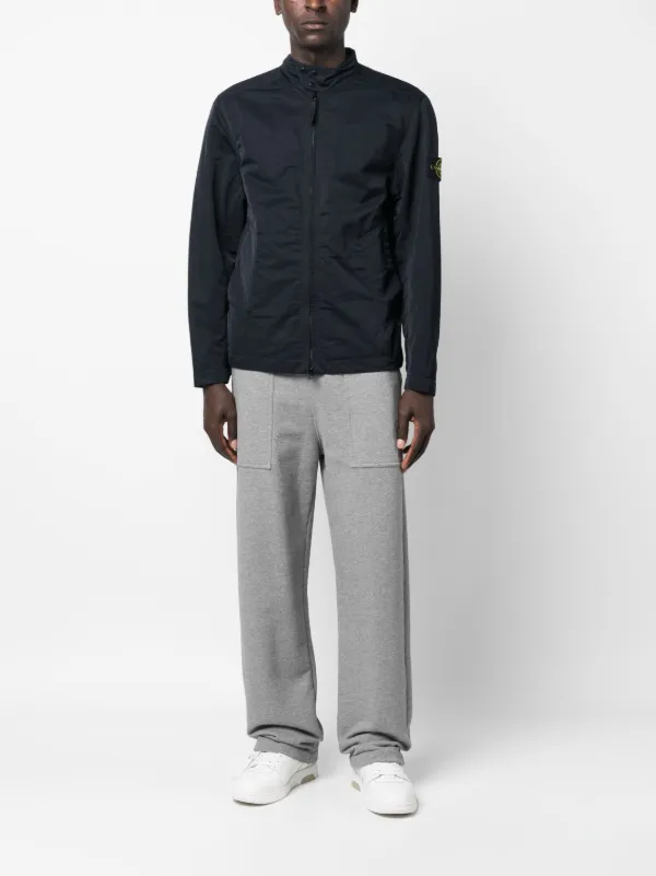 Stone Island Compass-patch long-sleeved Jacket - Farfetch