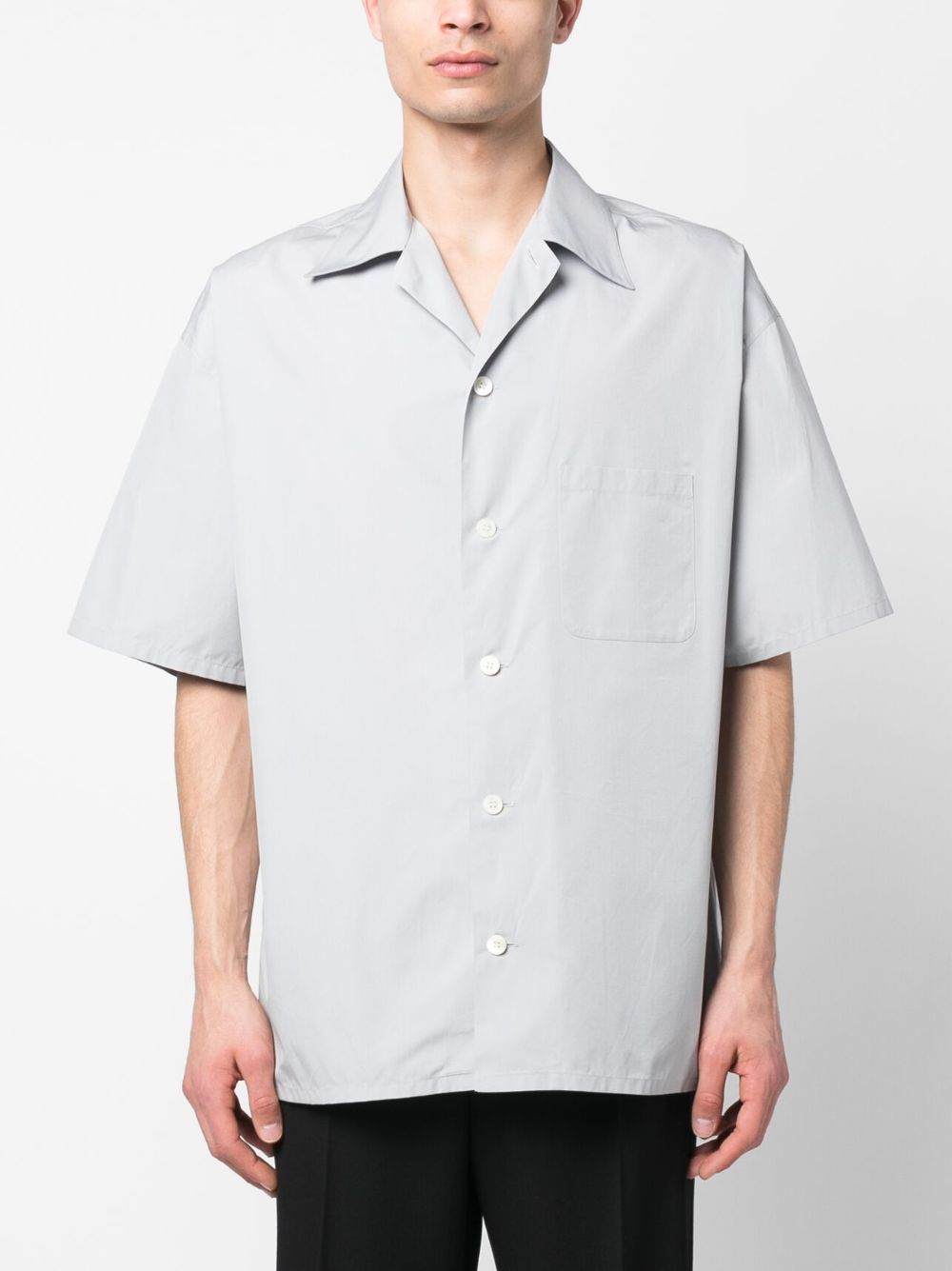 Alexander McQueen logo-print short-sleeved shirt Men