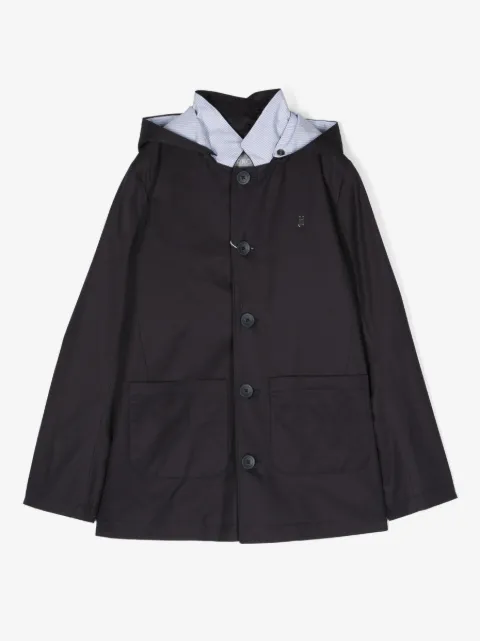 Herno Kids parka con botones y capucha