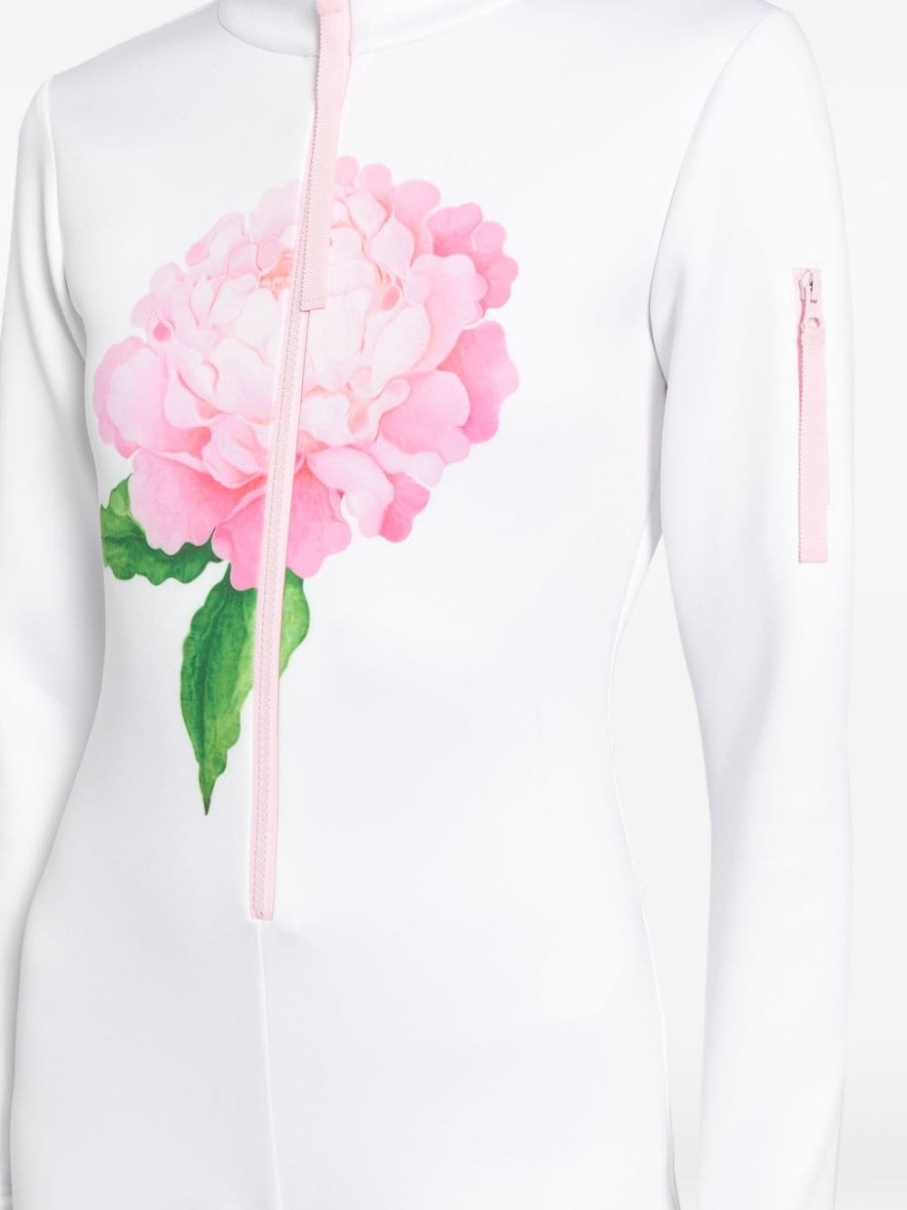 Cynthia Rowley Jumpsuit met bloemenprint Wit