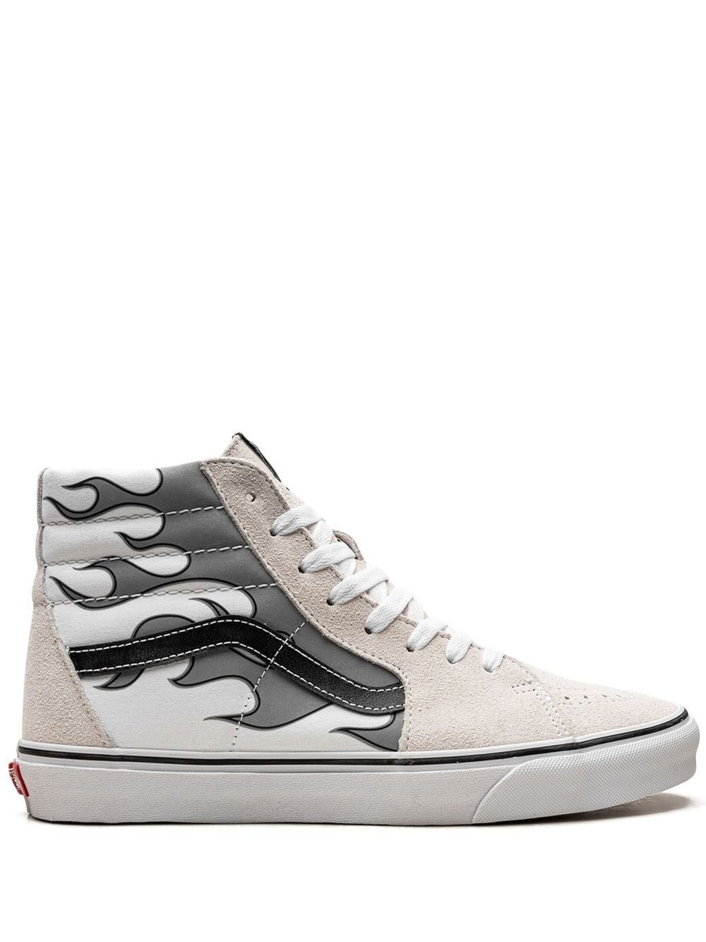 Vans Sk8 Hi "reflective Flame" Trainers In White