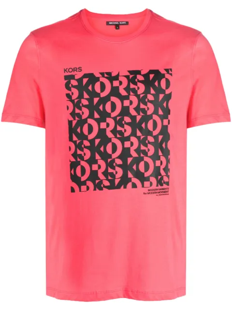 Michael Kors logo-print cotton T-shirt