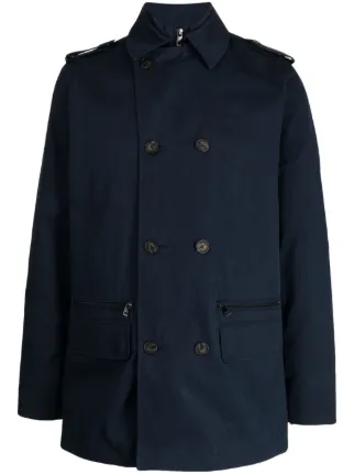 Michael kors double deals breasted trench coat