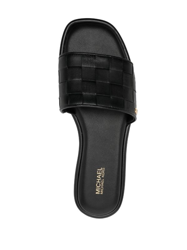 Michael kors top ellen leather slide