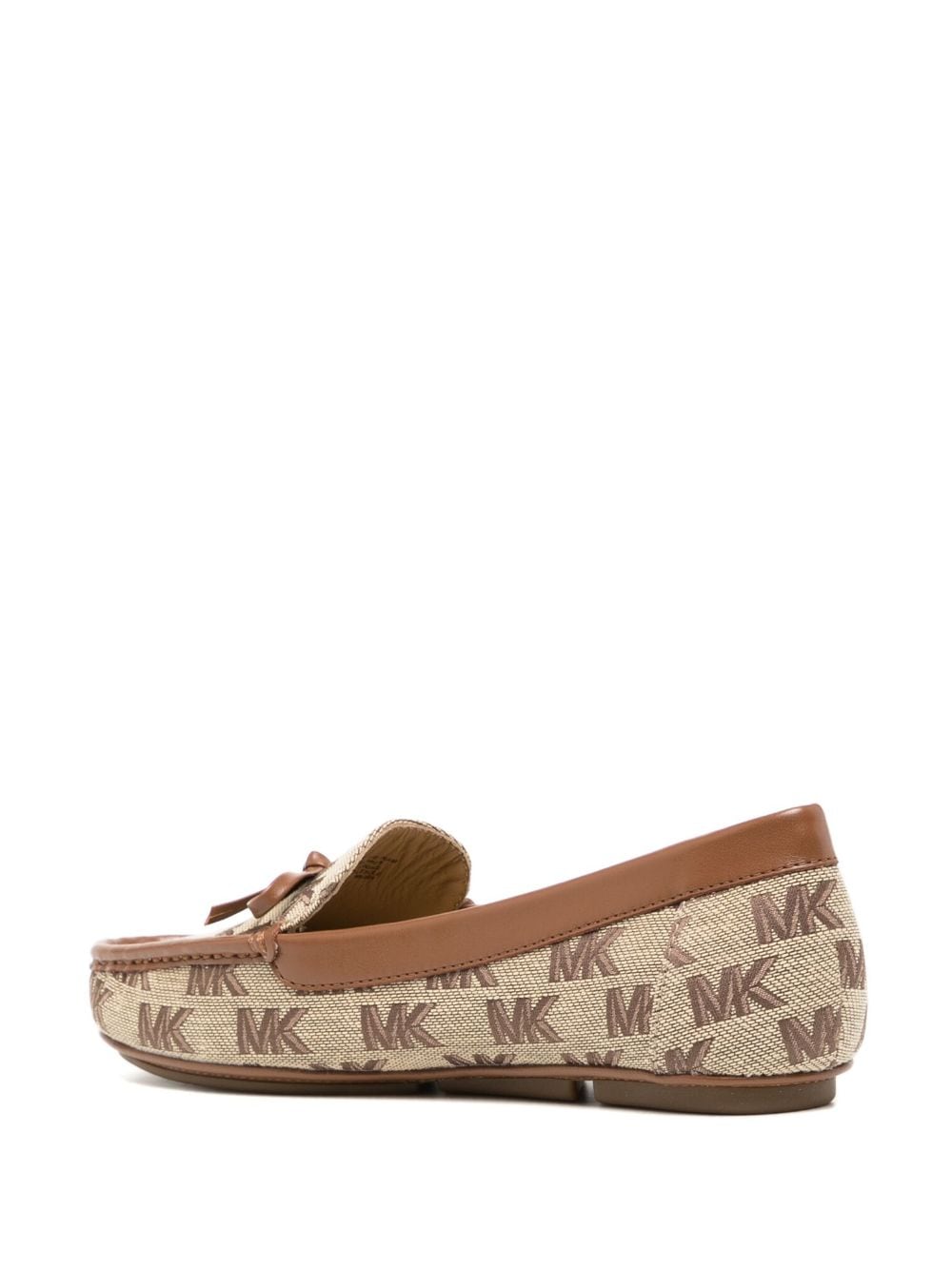 Michael Kors Juliette Monogram-jacquard Loafers In Brown | ModeSens