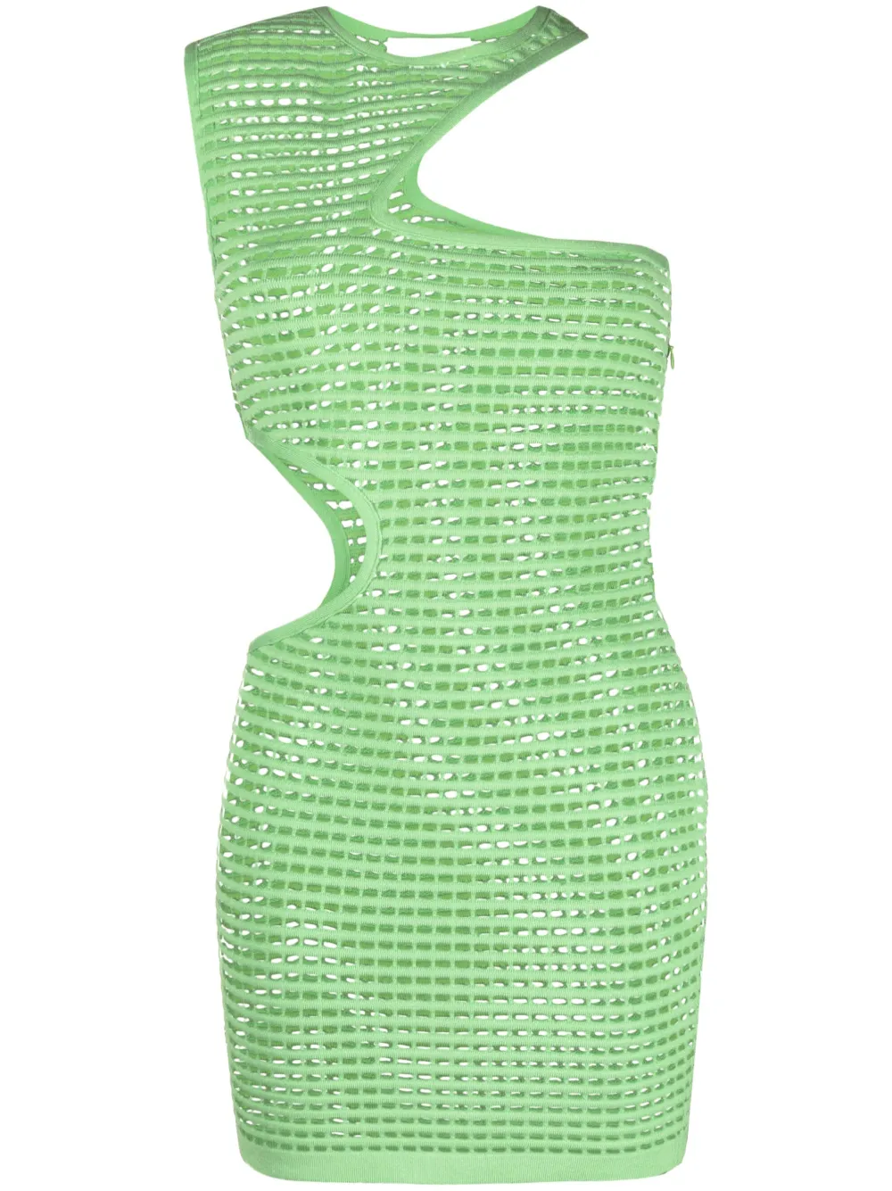 Genny open-knit cut-out mini dress