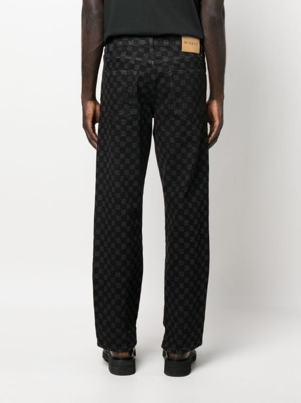 Louis Vuitton Monogram Pyjama Trousers, Black, 38