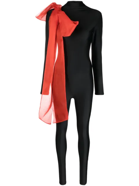 Atu Body Couture large bow-detail jumpsuit