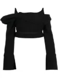 Ioana Ciolacu off-shoulder top - Black