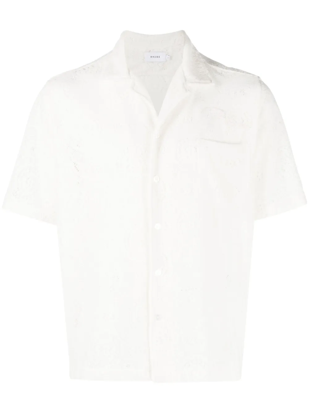 rhude paisley shirt