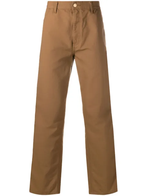 Carhartt WIP jeans rectos con tiro medio