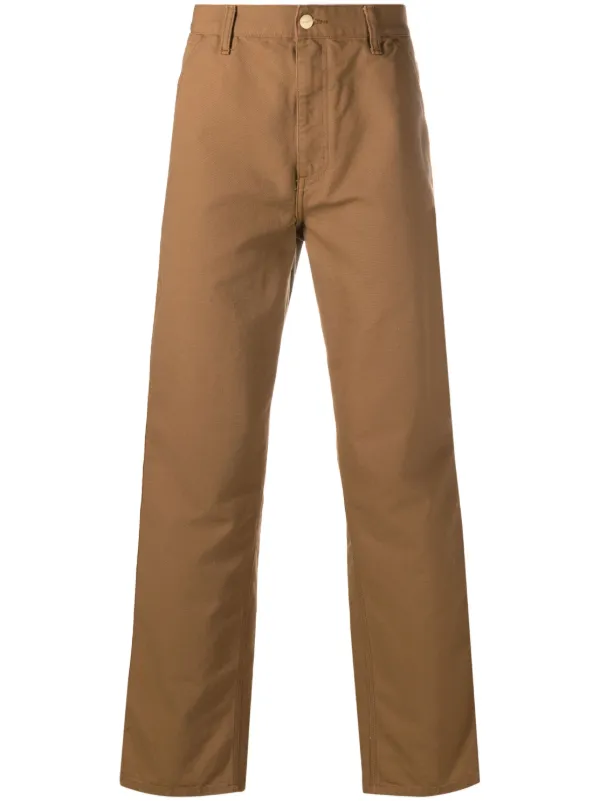 Carhartt WIP Simple straight-leg Trousers Brown FARFETCH VN