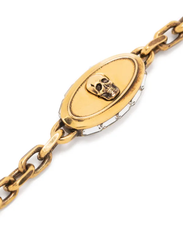 Alexander McQueen スカル チェーンリンク ブレスレット