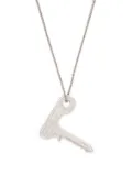 Raf Simons key-pendant chain necklace - Silver