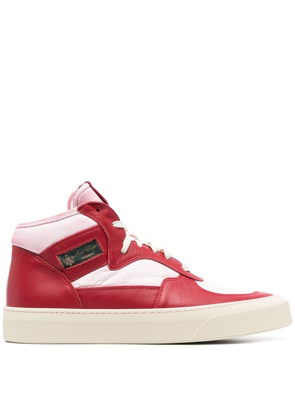 Rhude Red & White Cabriolets Sneakers In 0129 Red/white
