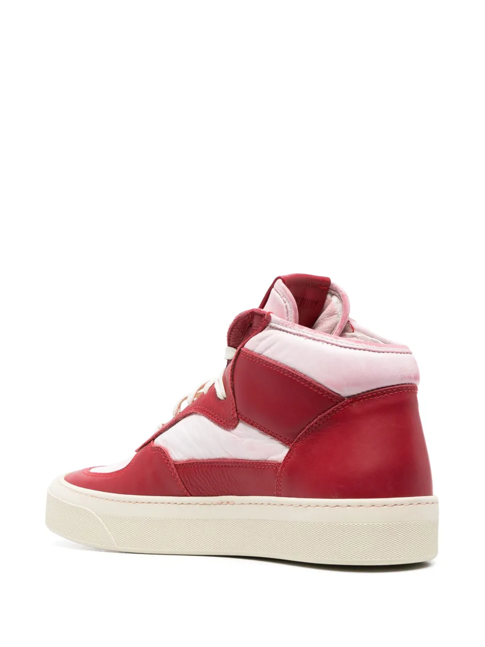 Shop Rhude Cabriolets Hi-top Sneakers In Rot