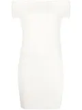 Malo off-shoulder knitted top - White