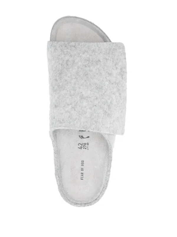 Grey on sale furry birkenstocks