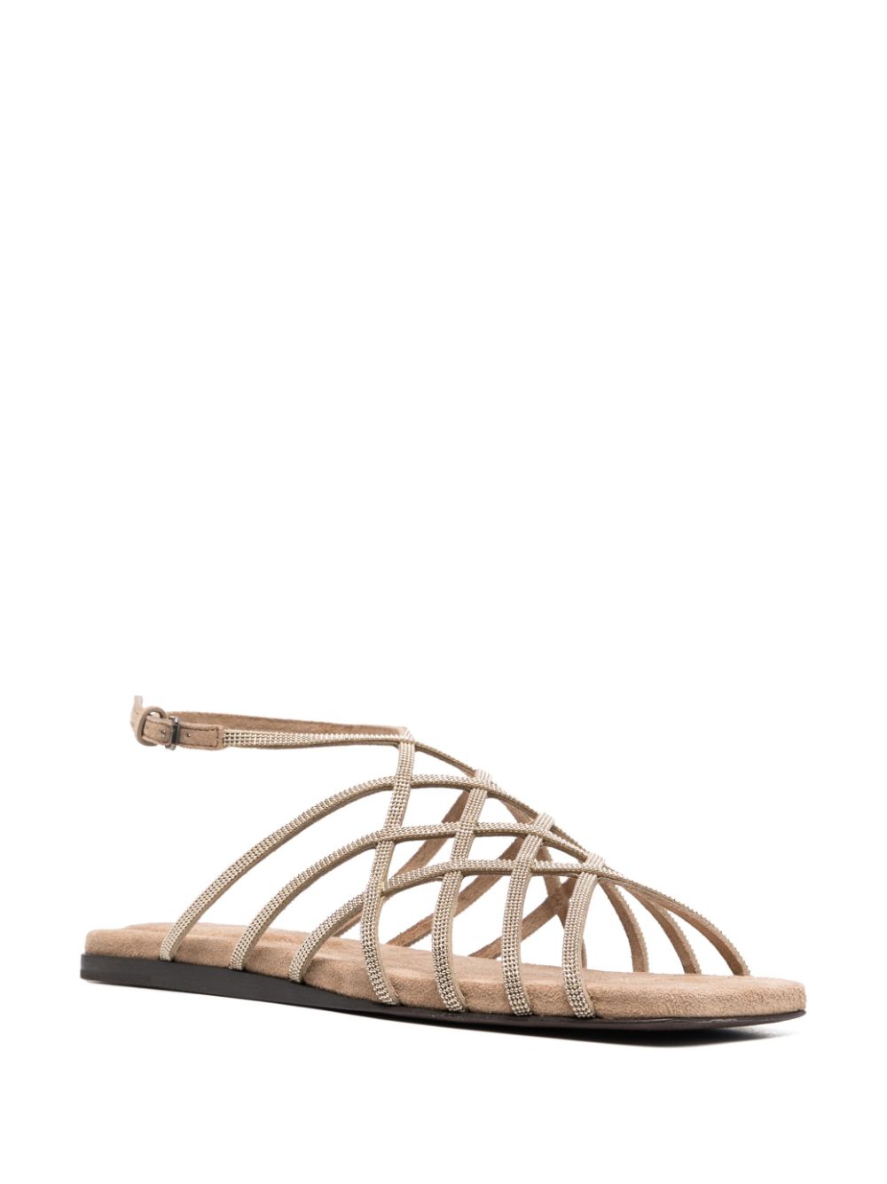 Brunello Cucinelli Sandalen met open neus - Goud