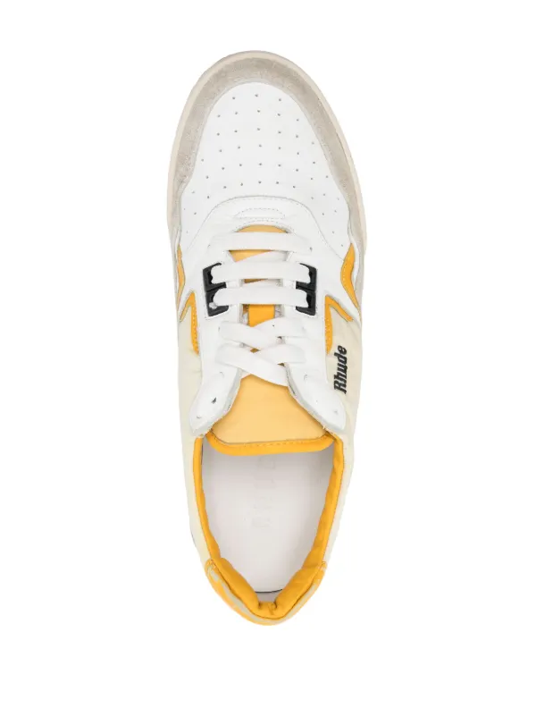 スニーカー RHUDE Men Sneakers RHPF23FO084891280444 WHITE RHUDE Racing low-top Sneakers | White | FARFETCH