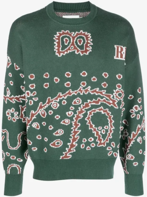 RHUDE intarsiastickad tröja