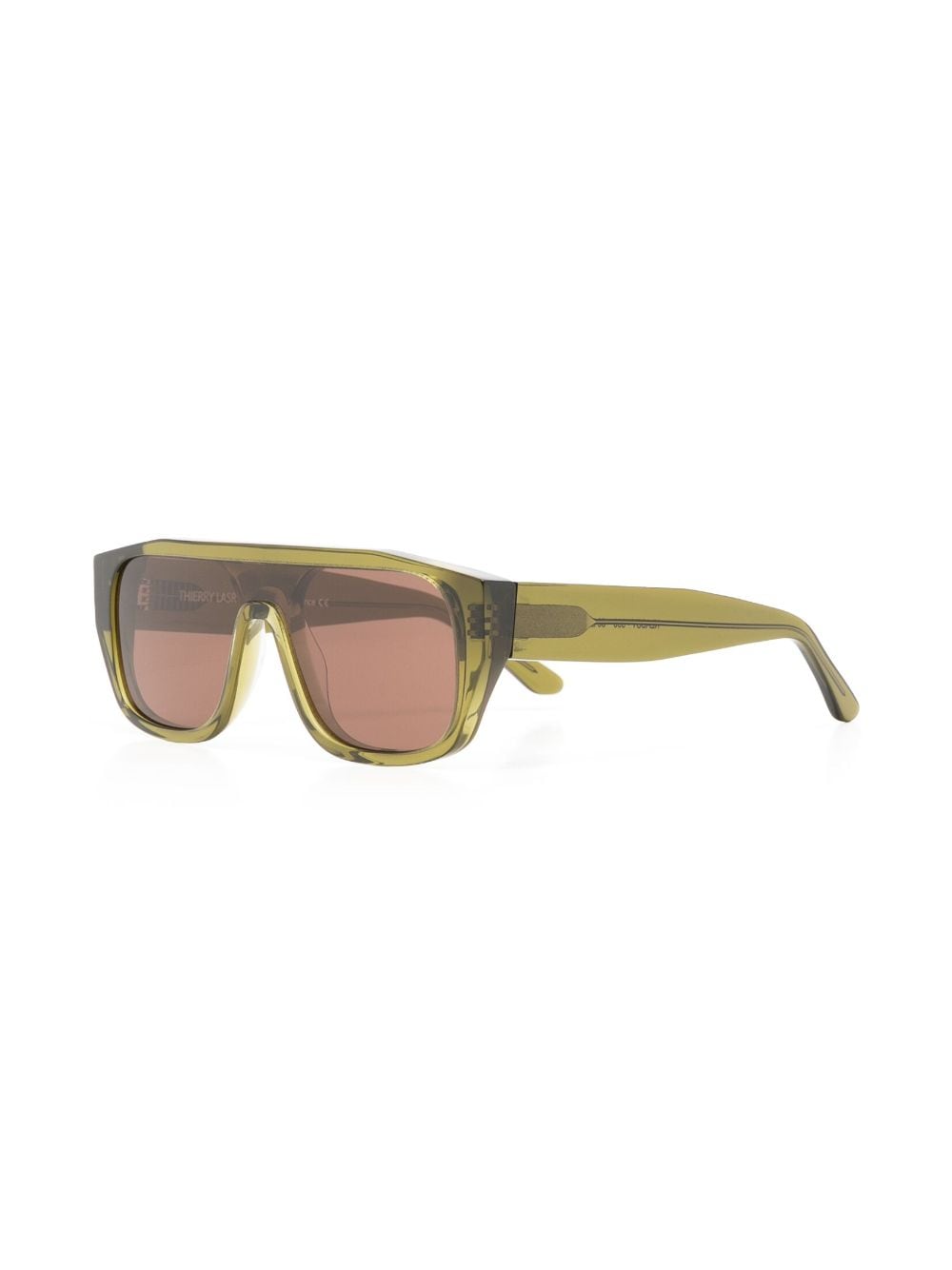 Shop Thierry Lasry Klassy Square-frame Sunglasses In Grün