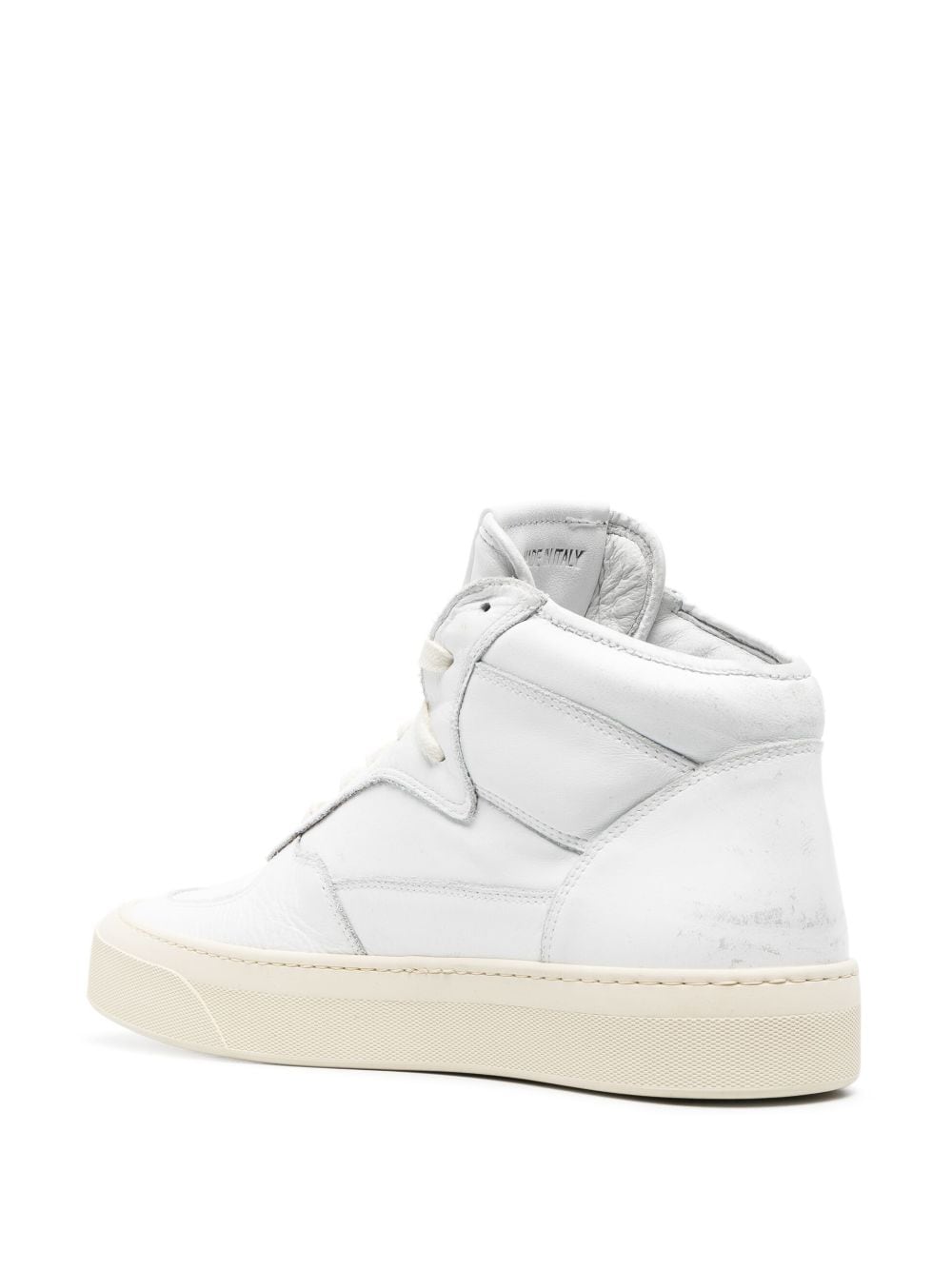 Shop Rhude Cabriolets Hi-top Sneakers In Weiss
