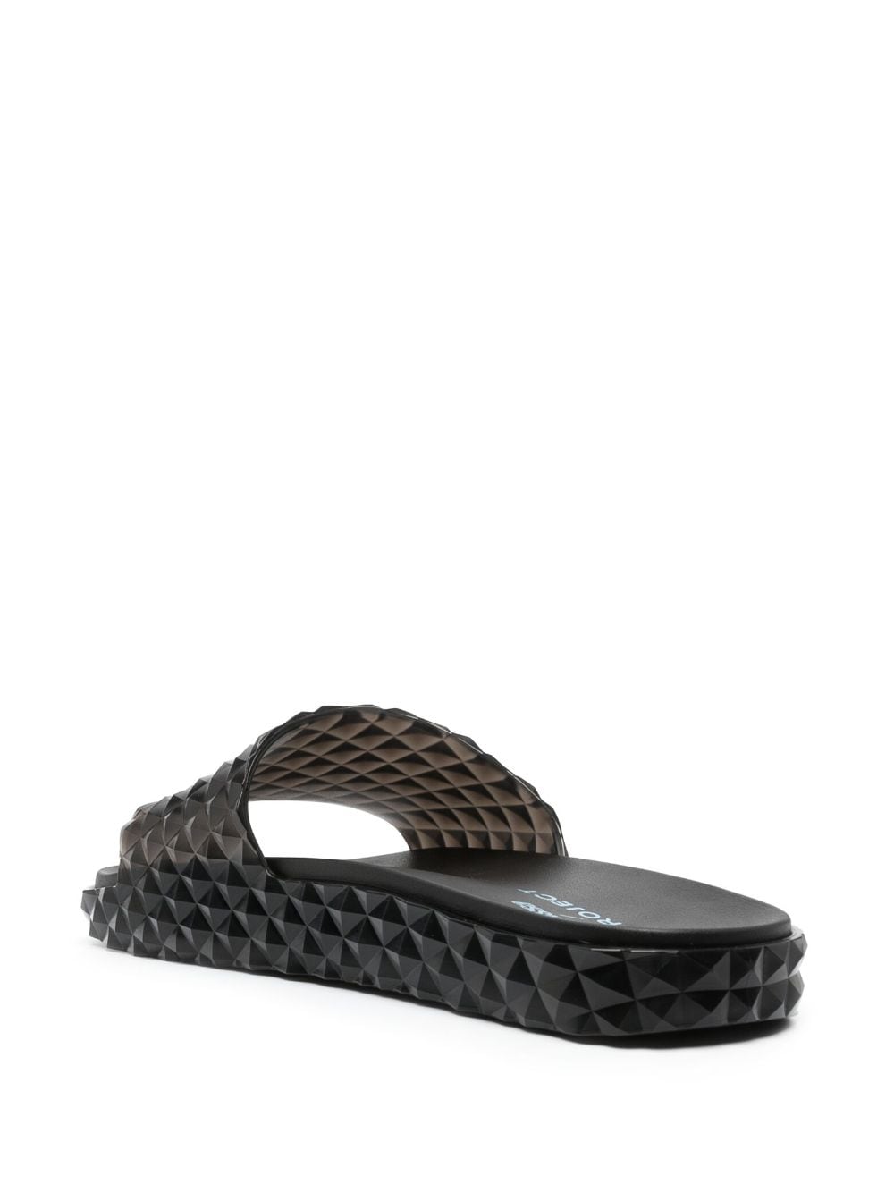 Shop Y/project X Melissa Studded Slides In Schwarz