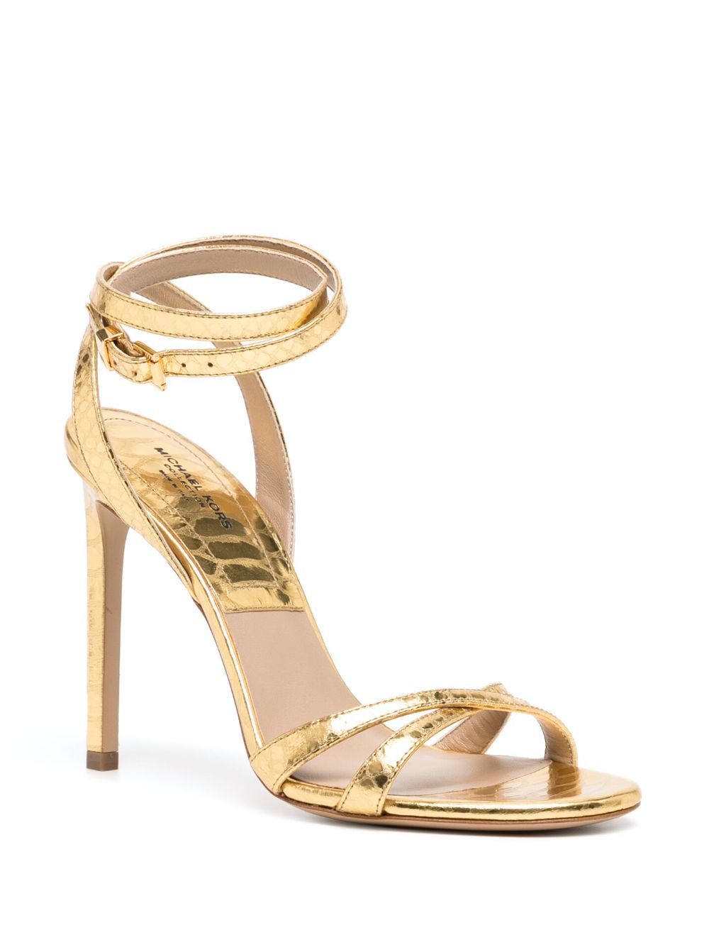 Michael Kors Collection Chrissy 110mm Leather Sandals - Farfetch