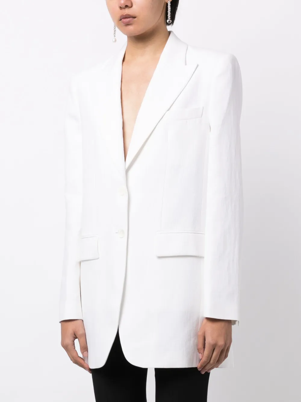 Michael kors hot sale linen blazer