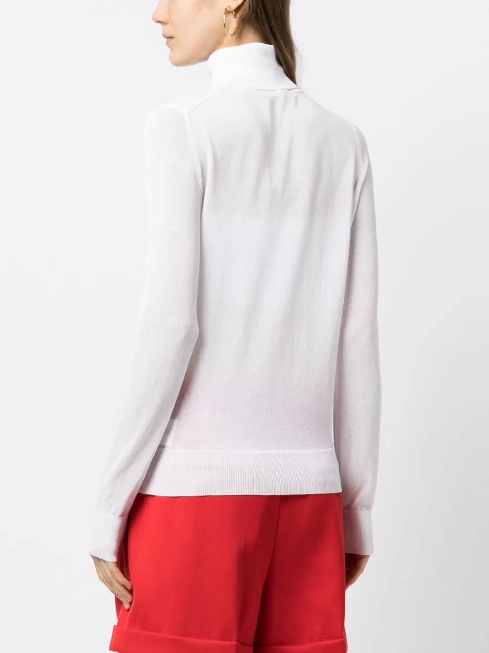 Michael Kors Collection Joan long-sleeve high-neck Top - Farfetch