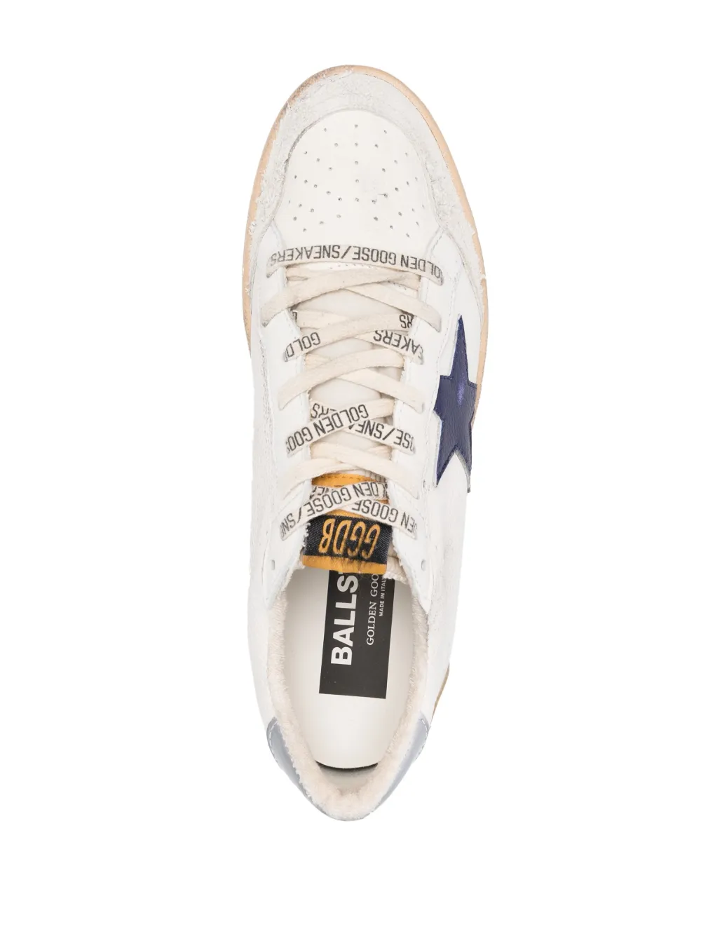 Golden Goose Super-star Low-top Sneakers In Weiss
