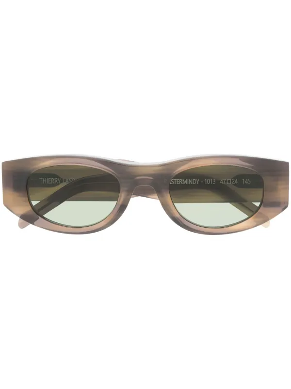 Thierry Lasry Mastermindy oval frame Sunglasses Farfetch