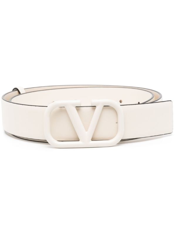 Valentino Garavani VLOGO Leather Belt - Farfetch