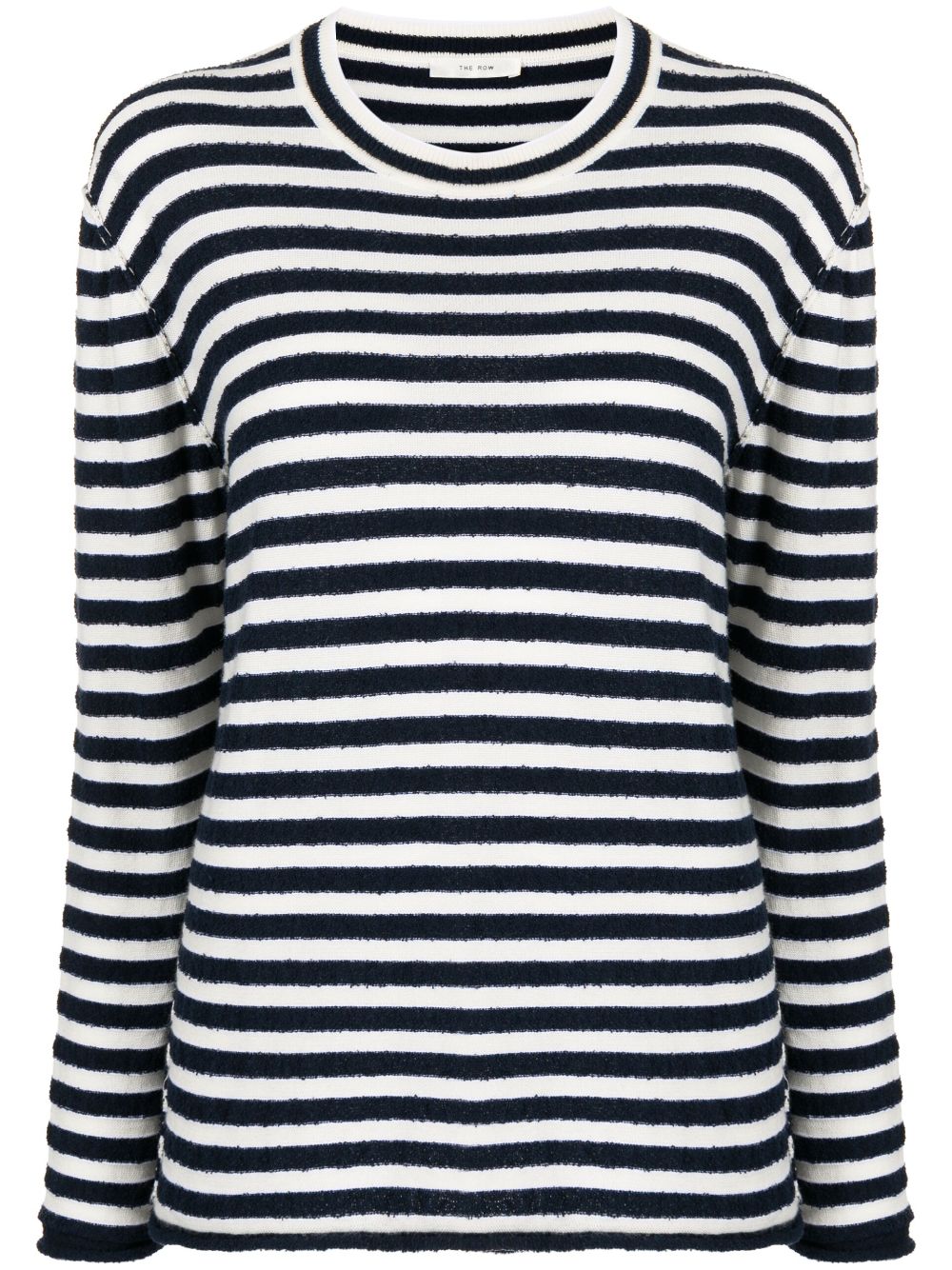 The Row Giusti Striped long-sleeve Top - Farfetch