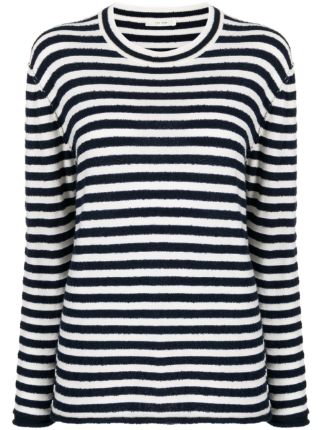 The Row Giusti Striped long sleeve Top Farfetch