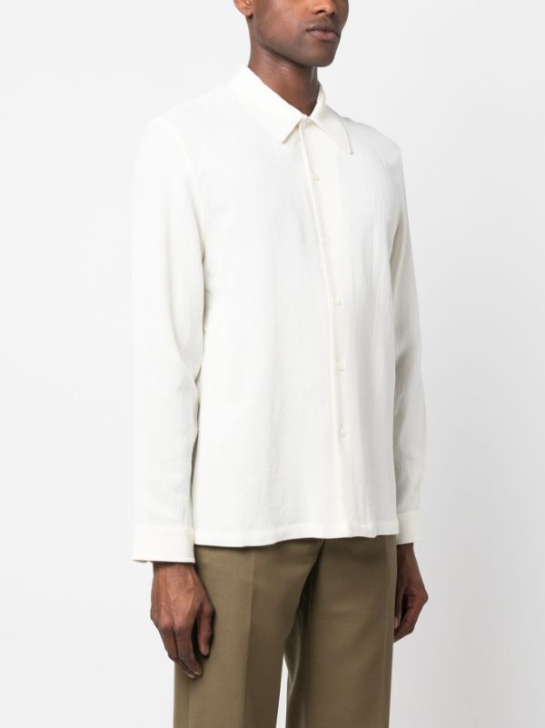 Séfr Rampoua pleated-rear long-sleeve Shirt - Farfetch