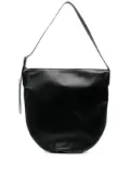 Jil Sander large leather tote bag - Black