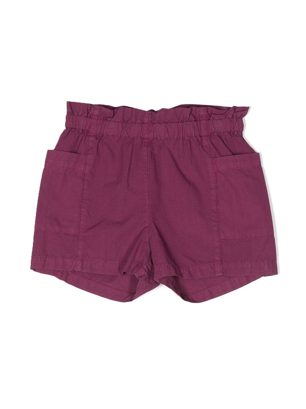 Bonpoint Babies' Side Patch-pocket Detail Shorts In Purple