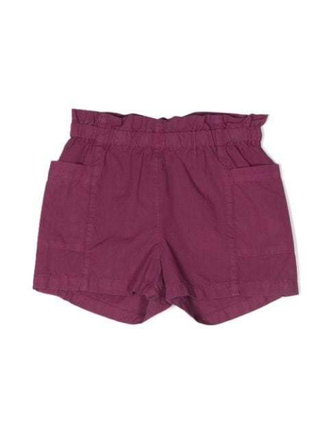 Bonpoint shorts con detalle de parche a un lado