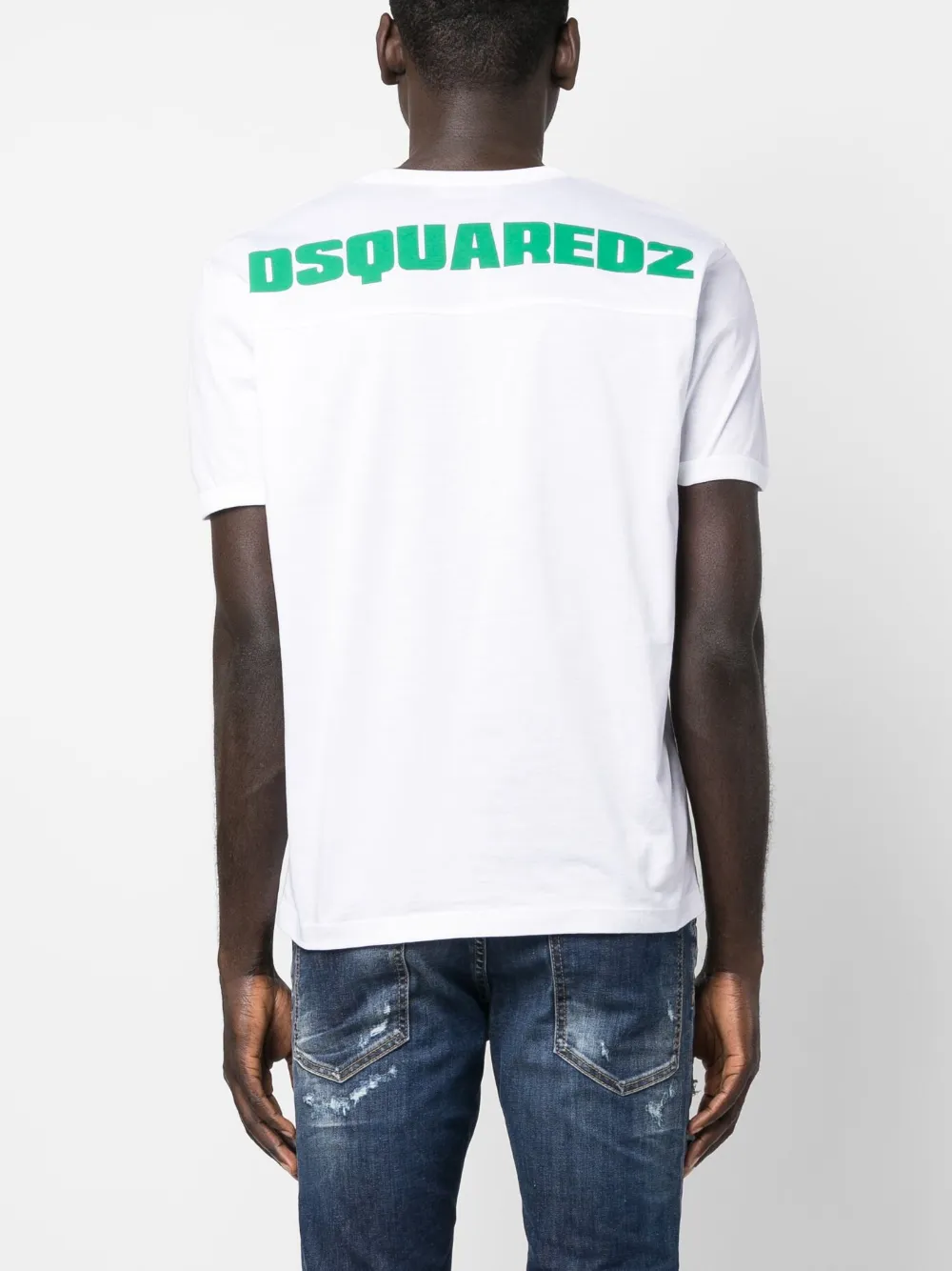 Dsquared2 Logo-print Cotton T-shirt In White