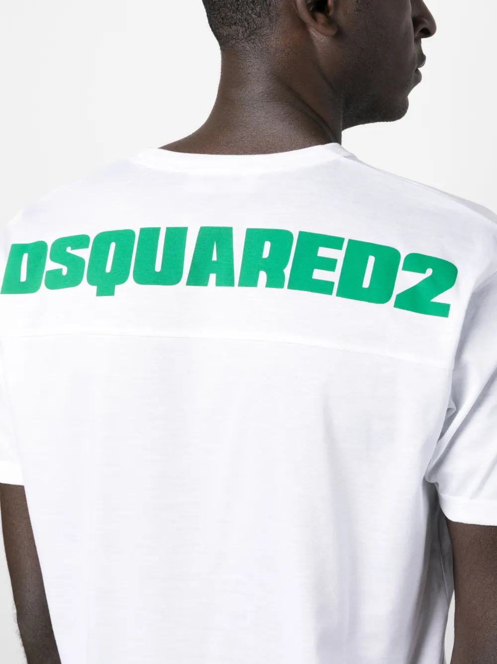 Dsquared2 Logo-print Cotton T-shirt In White