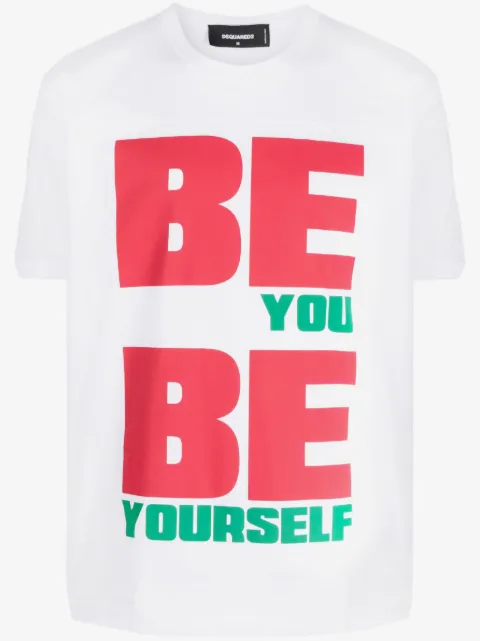 DSQUARED2 logo-print cotton T-shirt