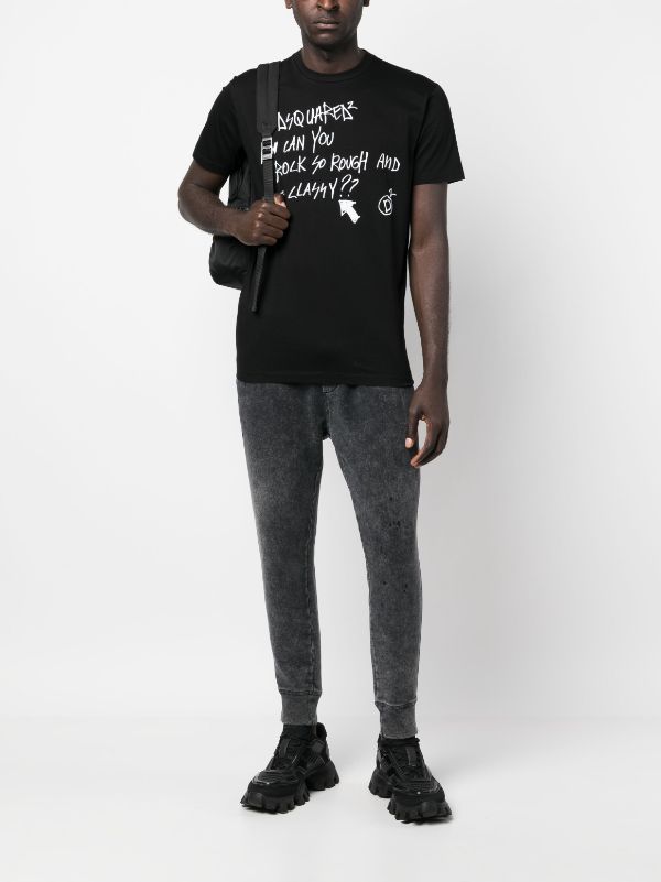 Dsquared2 slogan-print Cotton T-shirt - Farfetch