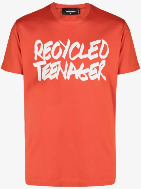 DSQUARED2 playera con estampado gráfico
