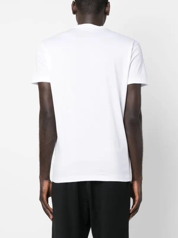 DSQUARED2 graphic-print Cotton T-shirt | White | FARFETCH