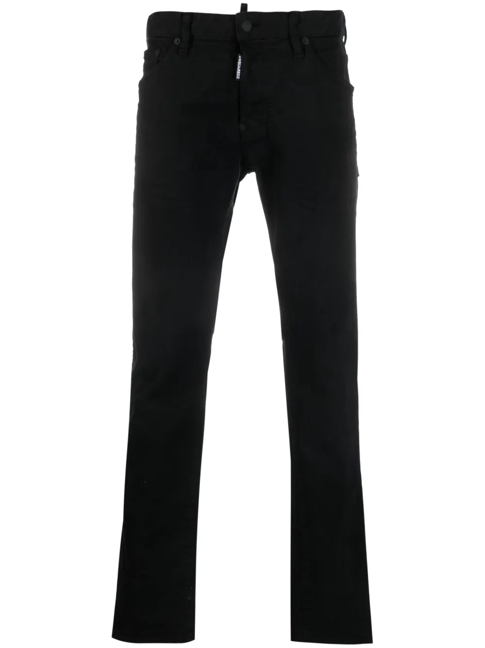 Dsquared2 Tief Sitzende Skinny-hose In Black