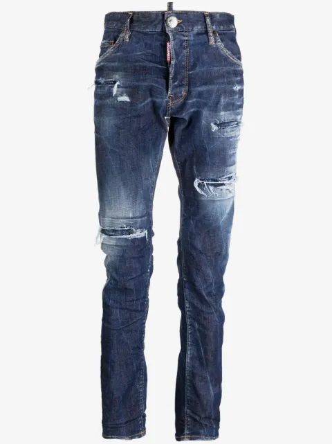 DSQUARED2 distressed-finish denim jeans 